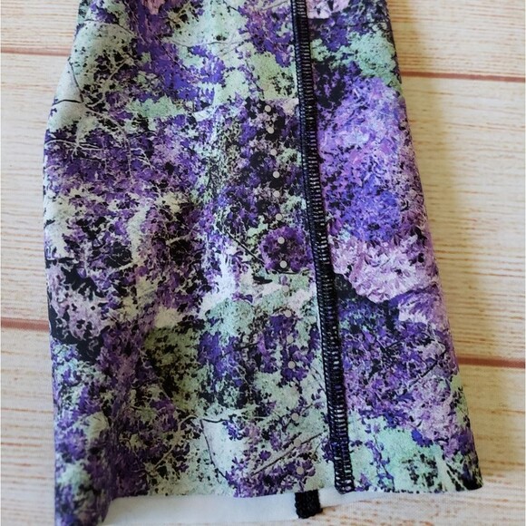 Lululemon Fast and Free Crop II Nulux 19" Leggings in Vivid Vision Yoga Athletic - Picture 13 of 14